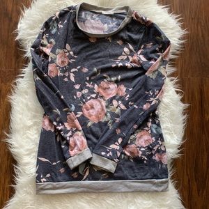 Long Sleeve Floral Top